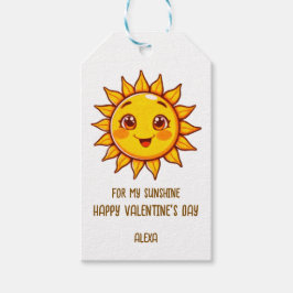 Min solsken - gult sol presentetikett