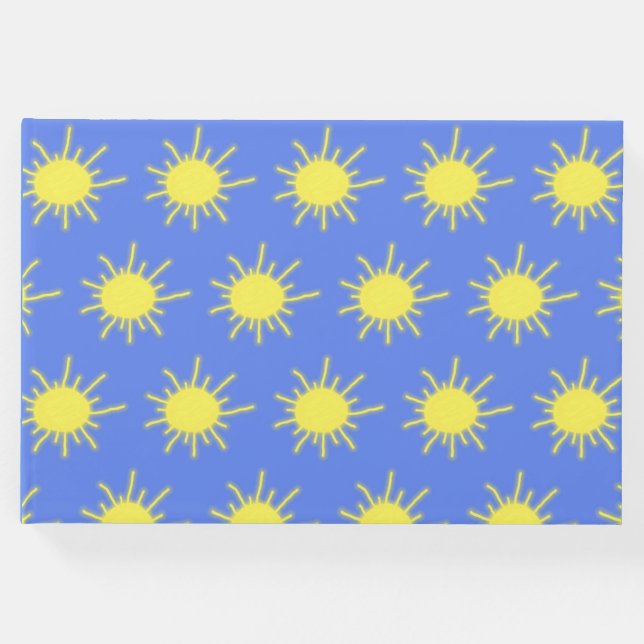 Min solskensgäst Bok (Himlar Blue & Gult) (Framsida)