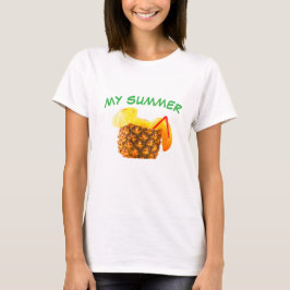 MIN SOMMAR – Ananasjuice Tropiska Sommarvibbar  T Shirt
