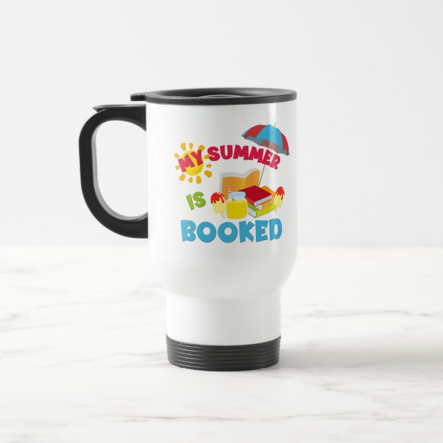 Min sommar är bokad i två tonsekaffe Mugg (Vänster)