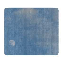 Min sommartid Måne - Small Glass Chopping Board