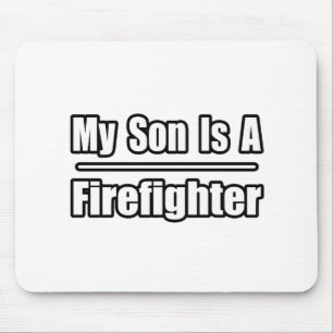 Min son är brandman musmatta