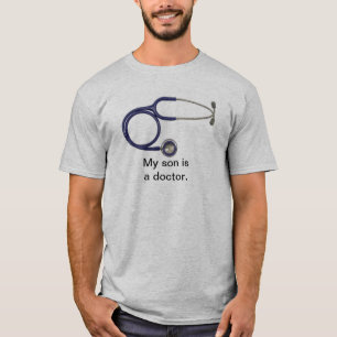 Min son är en doktorutslagsplatsskjorta t shirt
