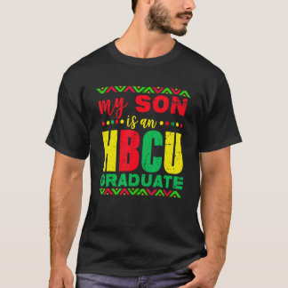 Min son är en HBCU Student Historical Black Colleg T Shirt