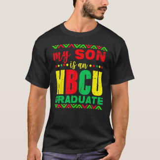 Min son är en HBCU Student Historical Black Colleg T Shirt