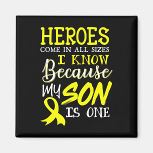 Min son är en Hero-barncancermedvetenhet 1 Magnet
