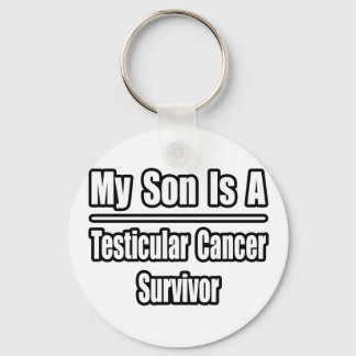 Min son är en testicular Cancer Survivor Nyckelring