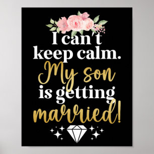 Min son är Gifta sig Mor i Groom Mamma Poster