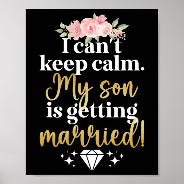 Min son är Gifta sig Mor i Groom Mamma Poster (Framsidan)