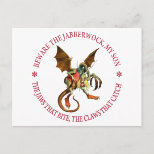 MIN SON ÄR MEDVETEN OM JABBERWOCK VYKORT