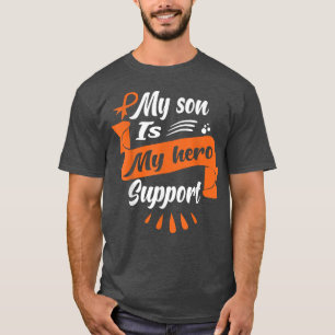 Min son är min hjälte till Leukemia Cancer Awarene T Shirt