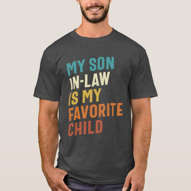 Min son är mitt favoritbarn t shirt (Framsida)
