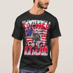 Min son är soldat Hero Proud Army Mamma Militär T Shirt