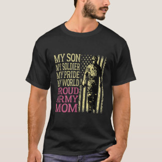 Min son är Soldier Hero Proud Army Mamma Militär T Shirt