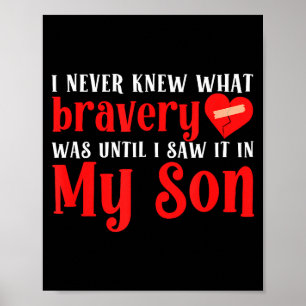 Min son Chd Warrior Mor Medfödd Hjärtfel Poster