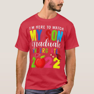 Min son Graduated Kindergarten 2022 Studenten Clas T Shirt