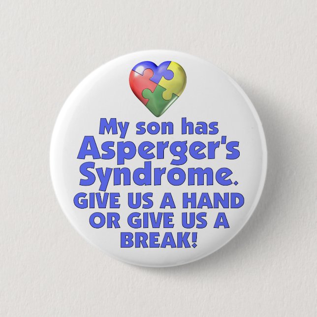 Min Son har Aspergers Knapp (Framsida)