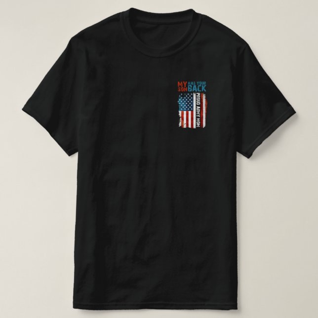 Min son har din armé Mamma T Shirt (Design framsida)