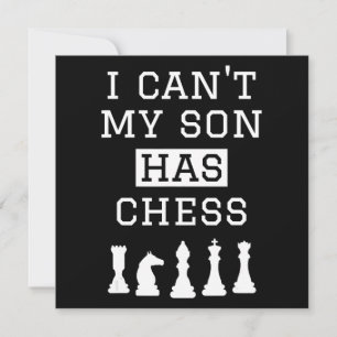 Min son har schack, roligt schack mamma pappa inbjudningar