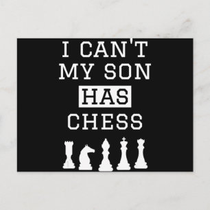 Min son har schack, roligt schack mamma pappa vykort