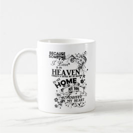 Min son, i ett lysande minne, minne  kaffemugg