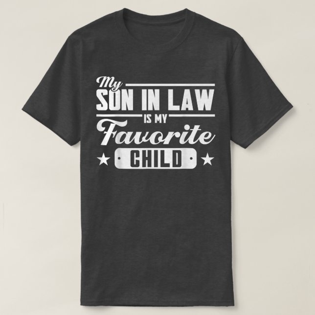 Min son i juridik är min favoritbarnfamilj  t shirt (Design framsida)