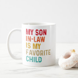 Min son i juridik är min favoritbarnsliga familj kaffemugg