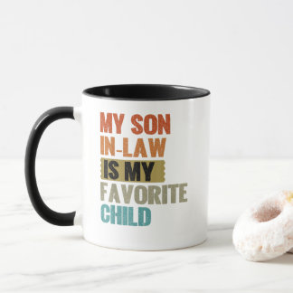Min son i juridik är min favoritbarnsliga familj mugg