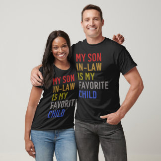 Min son i juridik är min favoritbarnsliga familj t shirt