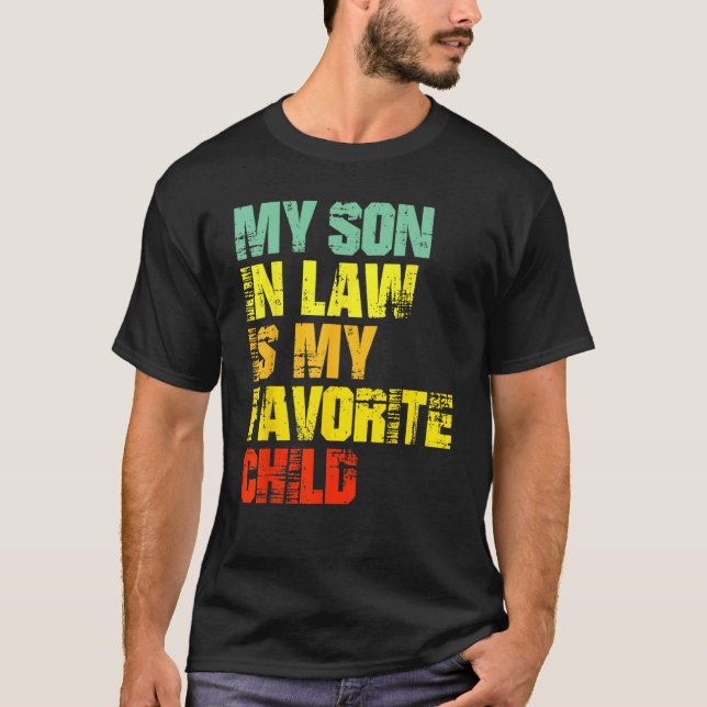 Min son i juridik är min favoritfamilj Humor T Shirt (Framsida)