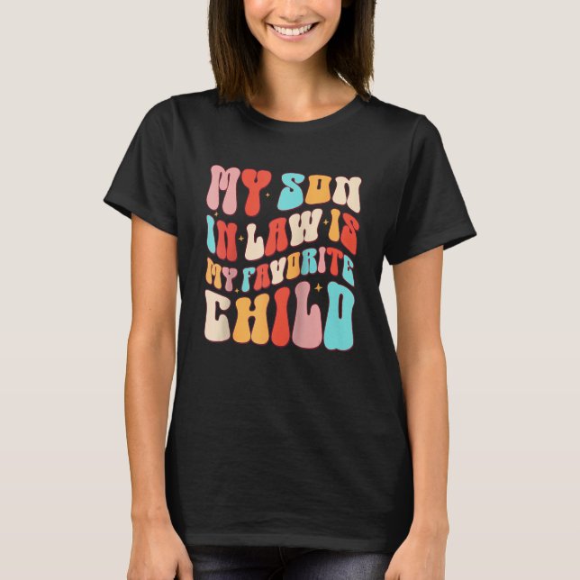 Min son i juridik är min favoritfamilj Humor T Shirt (Framsida)