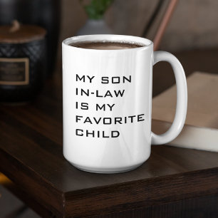 Min son i juridik är minimalistisk är mitt favorit Två-Tonad mugg