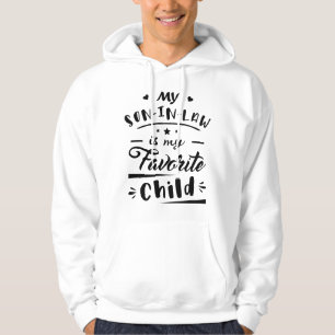 Min son i juridik är mitt favoritbarn hoodie