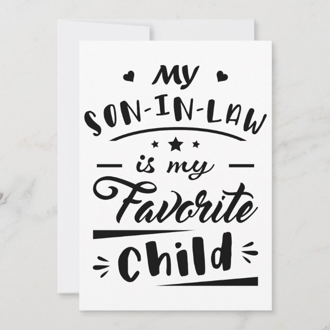 Min son i juridik är mitt favoritbarn inbjudningar (Framsida)