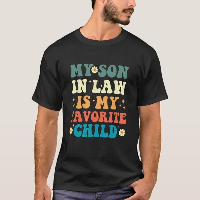 Min son i juridik är mitt favoritbarn Retro Funny T Shirt (Framsida)