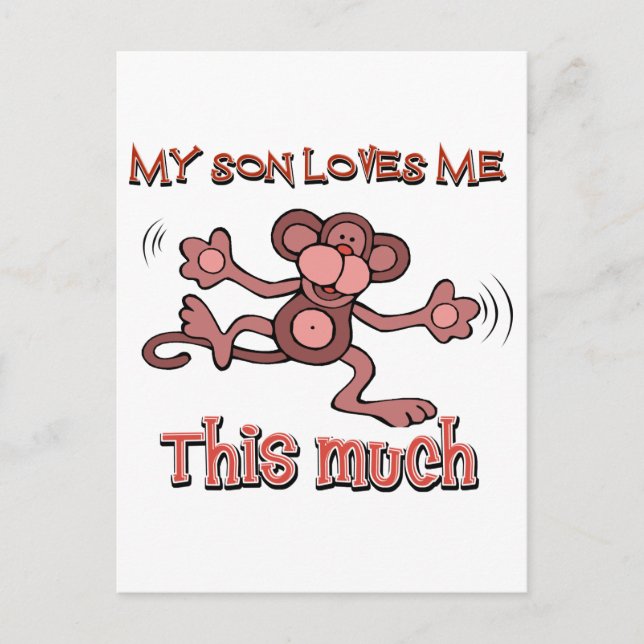 Min son kärlek mig så mycket vykort (Framsida)