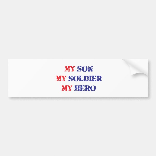 Min son, min soldat, min hjälte bildekal (Framsidan)