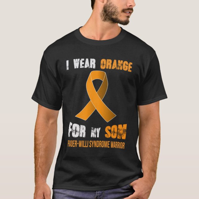 MIN SON MY PRADER WILLI SYNDROME WARRIOR T SHIRT (Framsida)