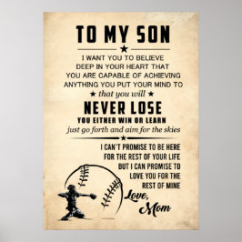 Min son tror på djupet i ditt hjärta poster