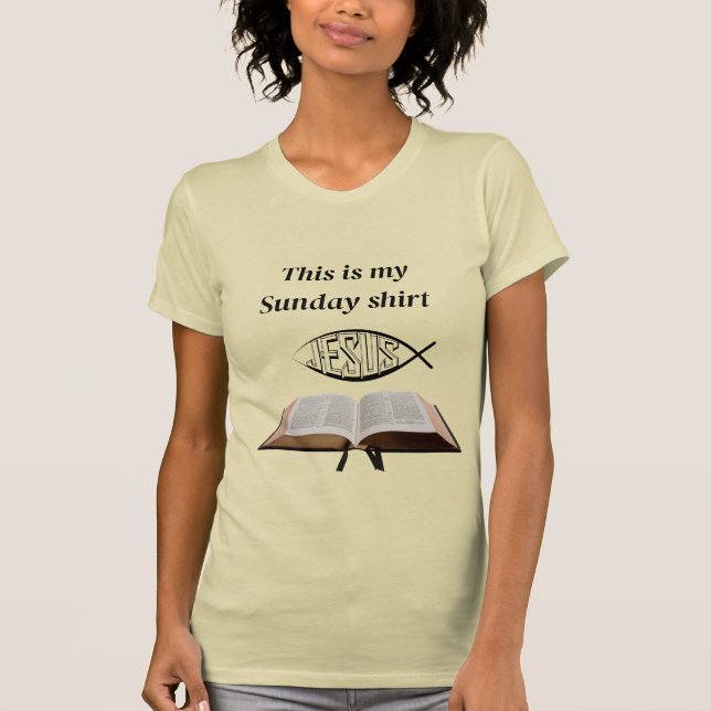 Min Söndag Shirt T Shirt (Framsida)