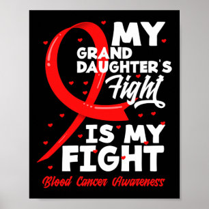 Min sondotters kamp är min kamp Blodcancer Poster