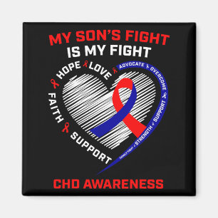 Min Sons Kamp Är Min Kamp Chd Hjärt Sjukdom Medvet Magnet