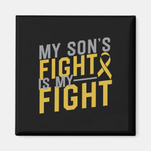 Min sons kamp är min kamp mot barncancer magnet
