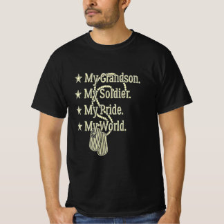 Min sonsoldathjälte, militärens morapapapgåva t shirt