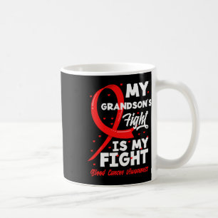 Min sonsons kamp är min kamp Blodcancer Medvetenhe Kaffemugg