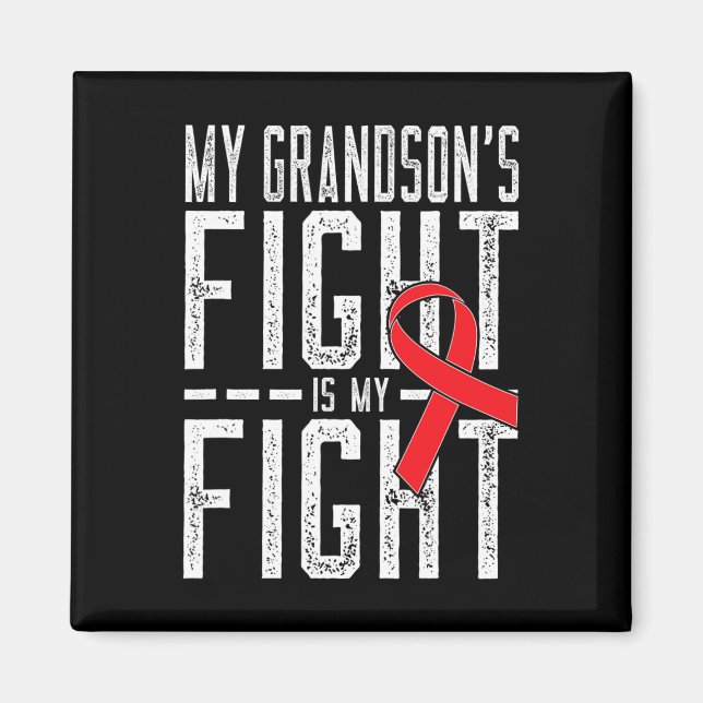 Min sonsons kamp är min kamp Blodcancer medvetenhe Magnet (Framsidan)