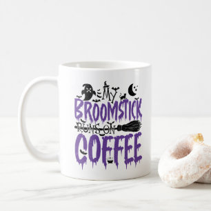 Min sopkvast drivs på kaffetok Halloween Kul Kaffemugg