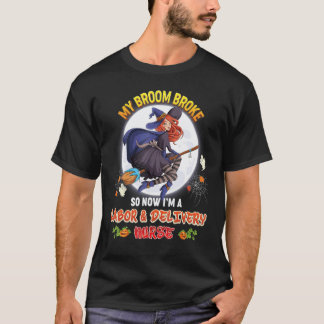 Min sopkvast gick sönder så nu är jag en förlossni t shirt