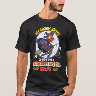 Min sopkvast gick sönder så nu är jag en legitimer t shirt