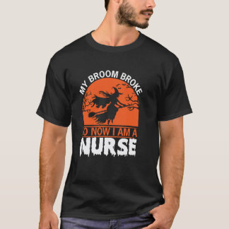 Min sopkvast gick sönder så nu är jag en sjuksköte t shirt